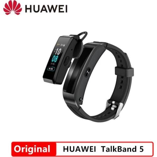 Original Huawei TalkBand B5 Talk Band B5 Bluetooth Smart Bracelet Sports Wristbands Touch AMOLED Screen Call Earphone Band