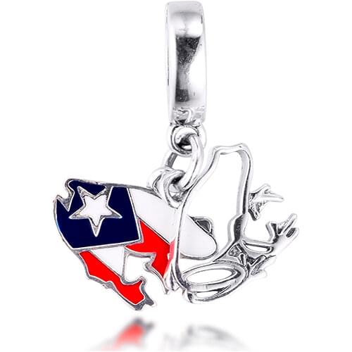 Puerto Rico Frog Dangle Charm Fit Pandora Bracelet DIY Beads for Jewelry Making Silver 925 Gift for Women 021221