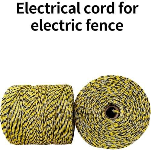 400/500M /Roll Portable Electric Fencing Poly Wire Rope Power Line Livestock Breeding Fence Farm Garden Animal Enclosure Tools
