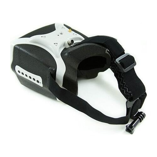 Headplay 1280 x 800 5.8G 40CH Receiver FPV GOGGLE / Video Glasses Support HDMI Input -White/Red Color