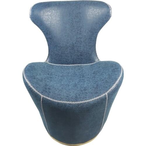 Chinafurniture Gold ingot exterior modern high backrest comfort accent lounge leisure chair for living room