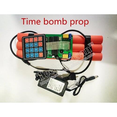 Takagism adventure Reality chamber of escape game props Decryption authority C4 Dan organ of timer Password ticking time bomb