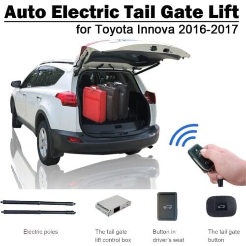 Smart Auto Electric Tail Gate Lift for Toyota Innova 2016 2017 Remote Control Drive Seat Button Control Set Height Avoid Pinch
