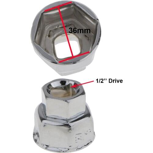 Universal 27mm 32mm 36mm Oil Filter Wrench Remover Cup, Cartridge Style Oil Filter Housing Tool for Auto Car Repairing