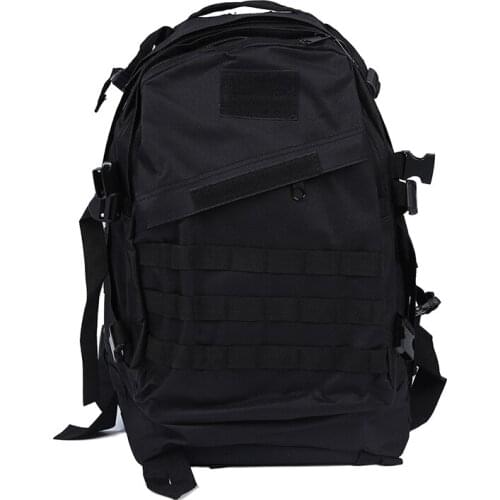 Military Tactical Backpack backpack camping trip Hiking bag 40L Black