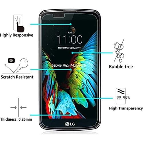 Tempered Phone Glass For LG K10 2017 European Version Full Cover Coverage Screen Protector For LG K10 2017 Protective Film Glass