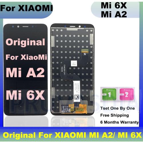 5.99'' For XiaoMi MI A2 LCD Display Touch Screen Digitizer Replacement Assembly For XiaoMi Mi 6X