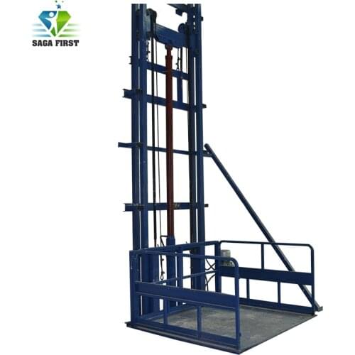 3m to 10m vertical floor cargo lift platform warehouse heavy weight cargo lift through floors