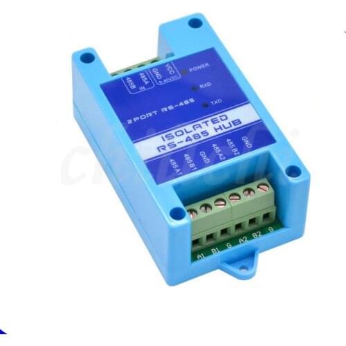 485 repeaters photoelectric isolation industrial RS485 hubs, 2 signal amplifiers, anti-interference and lightning protection