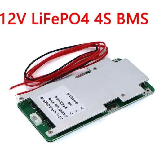 4S 12V BMS 60A 150A 3.2V LiFePO4 Lithium Battery pack for Energy Storage solar system PCB With Balance
