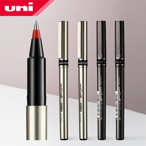 6Pcs UNI UB-177 ballpoint pen straight liquid pen 0.7mm business style office signature straight liquid design business style