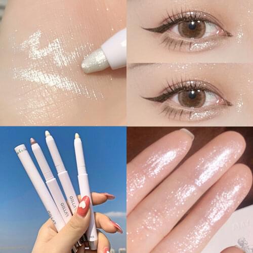 8 Colors Eyeshadow Pencil Natural Matte Pearlescent Silkworm Eyeshadow Pen Waterproof Lasting Eye Shadow Pencil Makeup Focallure