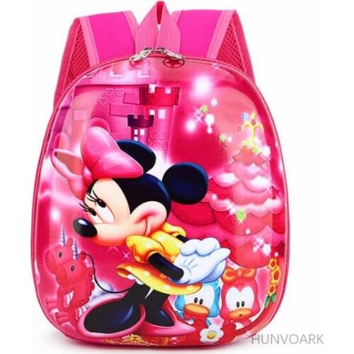 Disney Children bag for school shell princess backpack children kindergarten cartoon schoolbag girl boy backpack Frozen Elsa