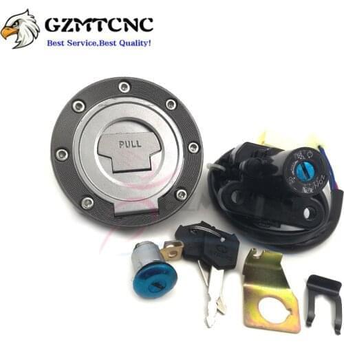 For Yamaha YZF R1 2002-2003, 2007-2010 R6 2004, 2006-2013 FJR1300 01-10 FZ6 R6S Ignition Switch Seat Lock Fuel Gas Cap with Keys