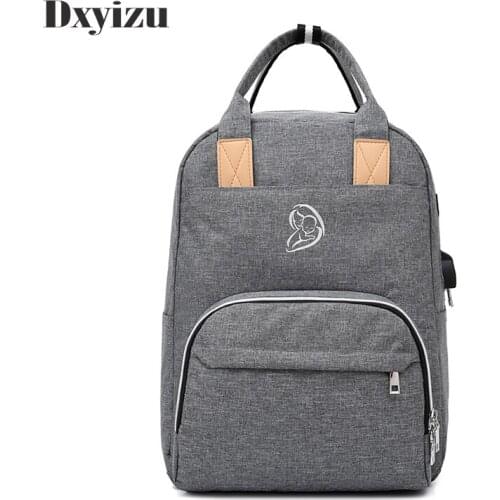 Brand Nappy Backpack Bag Mummy Large Capacity Stroller Bag Mom Baby Multi-function Waterproof Outdoor Travel Diaper Bags