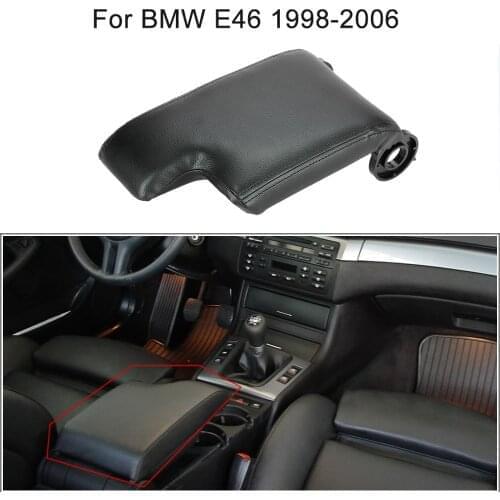 Car Center Console Armrest Cover Replacement Kit for BMW E46 1998-2006