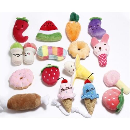 Pet Cat Dog Toys for Small Dogs Soft Fleece Squeaky Duck Dog Toy Funny Dog Chewing Playing Supplies Puppy Accessories