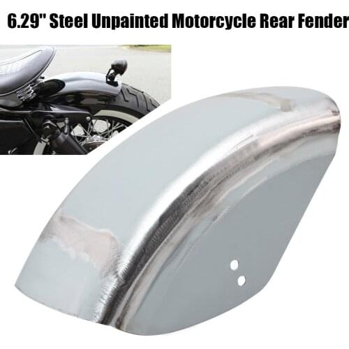 Motorcycle Unpaint Rear Fender Metal Steel mudguard For Harley Sportster XL 883 1200 48 72 Iron Bobber