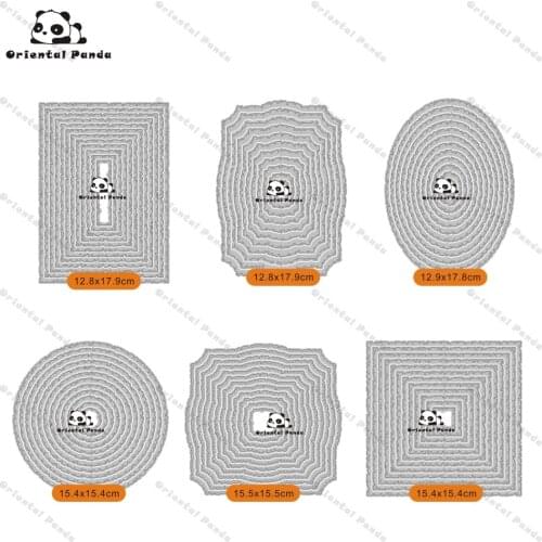 New Dies 2020 A tattered frame Metal Cutting Dies diy Dies photo album cutting dies Scrapbooking Stencil Die Cuts Card Making