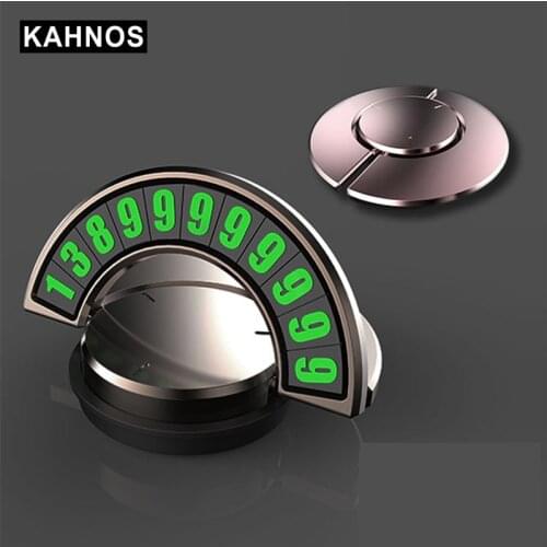 Temporary car parking sign, mobile phone number card can be hidden double number creative parking device