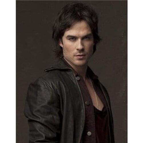 Full Round 5d Diy Diamond Painting "the Vampire Diaries" Diamond Embroidery Cross Stitch Patterns Diamond Mosaic Home Decor Gift