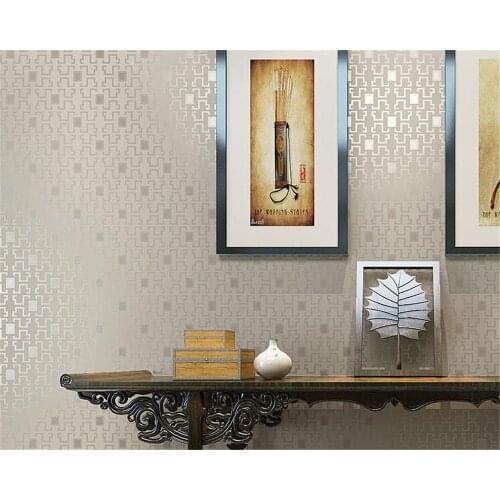 Beibehang Modern lattice living room background wall wallpaper restaurant shop hotel wall papers home decor papel de parede