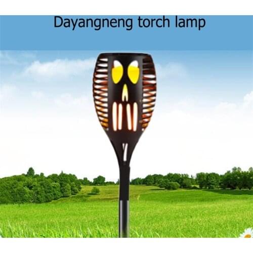 8M Modern Solar Lawn Light Torch Waterproof IP65 Outdoor LED Creative Design Decorative For Courtyard Garden Landscape