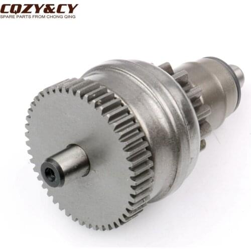 Starter bendix gear / starter clutch for Aprilia Scarabeo Net Eu3 Restyling 100cc 4T 100254720 14T / 47T