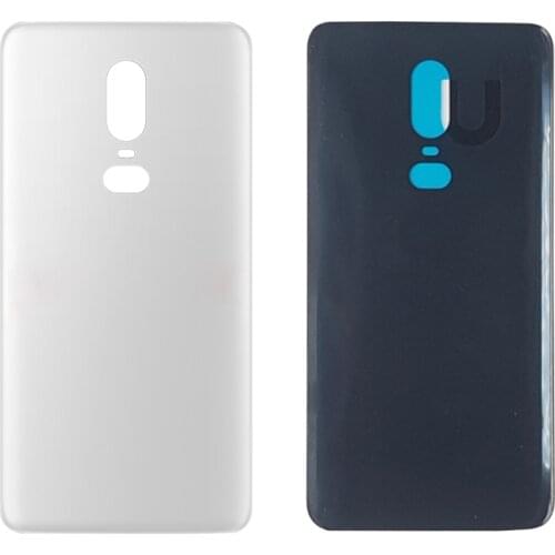 For Oneplus 6 Glass Battery Door Case Back Cover Rear Phone Housing Case For One Plus 6 Replacement Parts For Oneplus 6