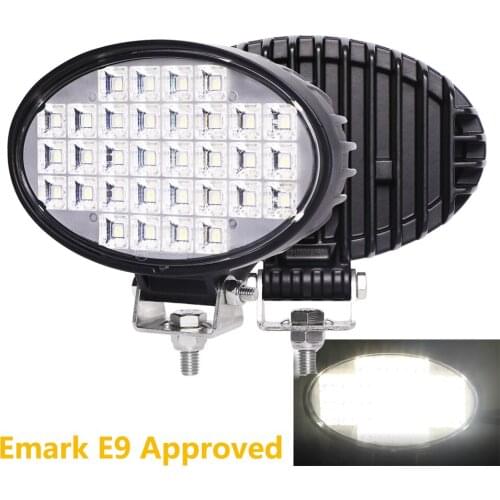 48W Led Work Light, Led Light Pods, Flood Round Lights Off-Road Lights for Trucks Off-Road Vehicle ATV SUV UTV 4WD Jeep Boat