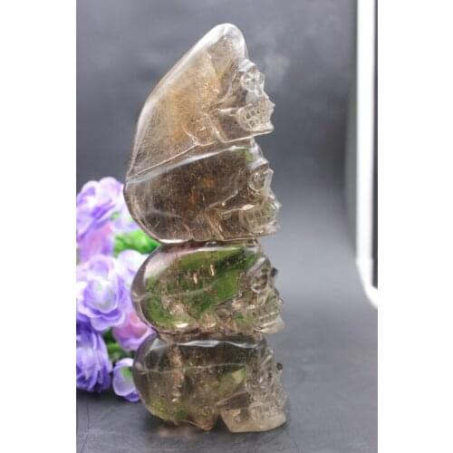 TOP!!!!!!!!!Natural quartz crystal Venus Huang Fajing carving skull healing treatment