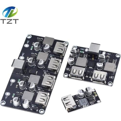 USB QC3.0 QC2.0 USB DC-DC Buck Converter Charging Step Down Module 6-32V 9V 12V 24V to Fast Quick Charger Circuit Board 5V
