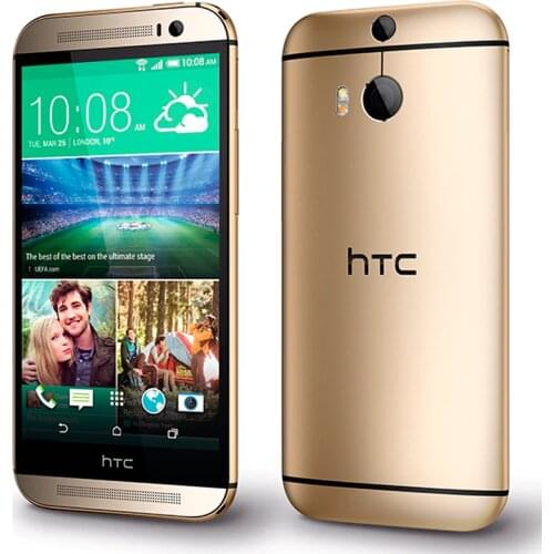 Original HTC ONE M8 Unlocked Cell phone 5.0" screen Quad-Core 2GB RAM 32GB/16GB ROM dual back cameras