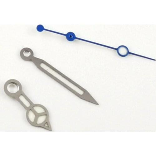 Watch Hands Parts Fit For NH35 NH36 Automatic Movement Blue Seconds Luminous stainless steel