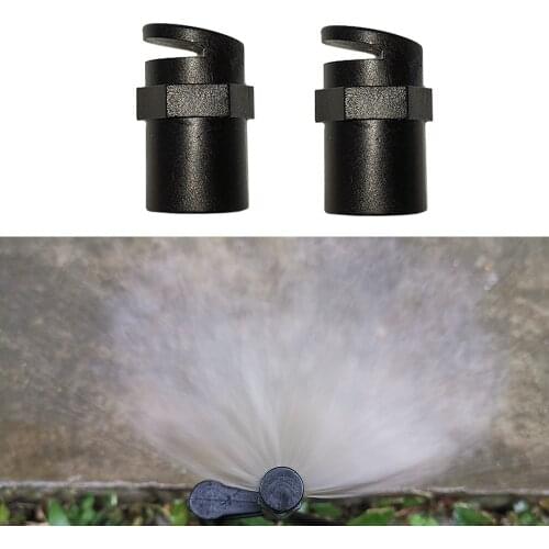 10Pcs 6mm Interface Refraction Nozzle Garden Agriculture Irrigation Plastic 180 Degree Misting Sprinkler Greenhouse Sprayer