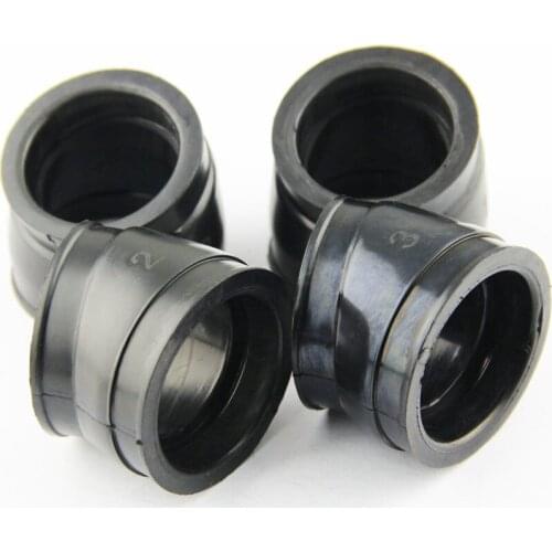 4Pcs Motorcycle Carburettor Interface Adapter Intake Manifold For Honda CB1100F Super Sport 1983-1984 CB1100R OEM:16211-438-000