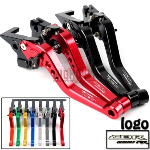 Motorcycle CNC Aluminum Brake Clutch Levers Adjustable Short Lever for Honda CBR1000RR FIREBLADE 2004-2007 CB1000R 2008-2016