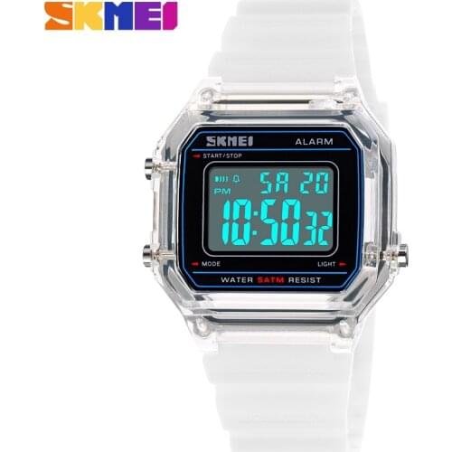 SKMEI Women Digital Watch 5Bar Waterproof Sports Watch Clock Count Down Stopwatch Ladies Female Wristwatch Relogio Feminino 1698