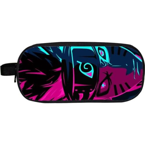 Anime Creative Naruto Pencil Case Large Capacity Student Supplies Simple and Fashionable Stationery Box Back To School