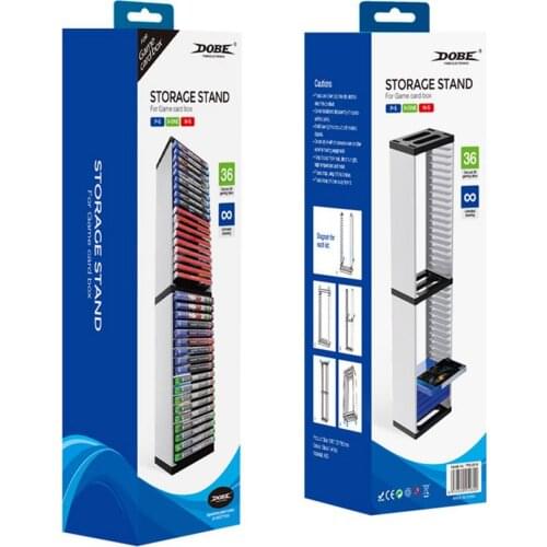 Game Disc Tower Storage Holde Stand CD Storage Holder Disc Rack for PS5 game case for PS5, for PS4, for NS, for XBOX