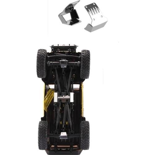 DJ 1/24 scale climbing car Axial SCX24 metal guard plate jeep Wrangler AXI00002 pair of egg guards RC car modified parts