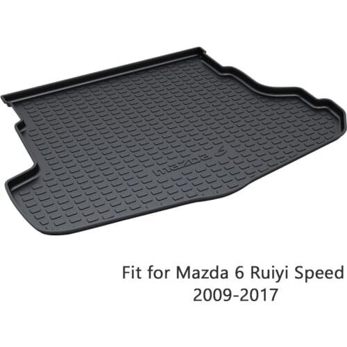 For Mazda 6 Ruiyi Speed 2009 2010 2011 2012 2013 2014 2015 2016 2017 Boot Liner Accessories1Set Car Cargo Rear Trunk Mat