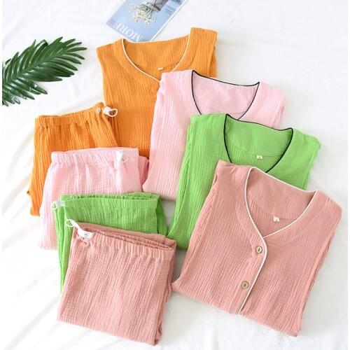 Fdfklak Cotton Pajamas For Pregnant Pyjamas Women Spring Autumn New Maternity Lounge Wear Breastfeeding Pijama Pregnacy