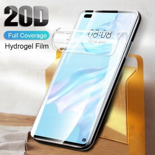 1-3pcs Hydrogel Film For Huawei P40 Lite E P10 P20 P30 Pro Screen Protector For Huawei Mate 20 Pro Lite Protective Film Not Glas