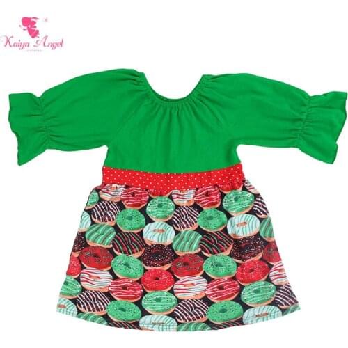 Kaiya Angel Hot 2017 Summer Toddler Kids Girls Christmas Cotton Party Dress for Baby Fall Winter Baby Girl Clothes
