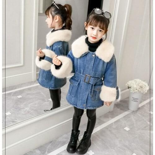 Джинсовые куртки для девочек Lagabogy China At AliExpress