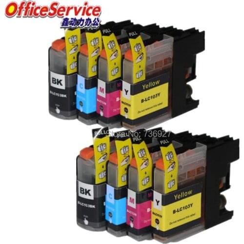 LC103 LC101 Compatible Ink Cartridge For Brother MFC-J285DW J470DW J475DW J650DW J870DW J875DW J245 J450DW DCP-J152W printer