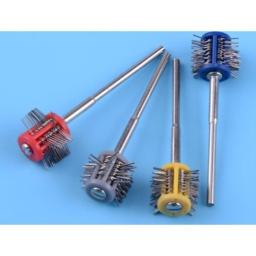 LETAOSK Polishing 2.35mm Buffing Tool Set Kit Shank Mounted Wire Brush Wheel Jewelry Jade Accessories