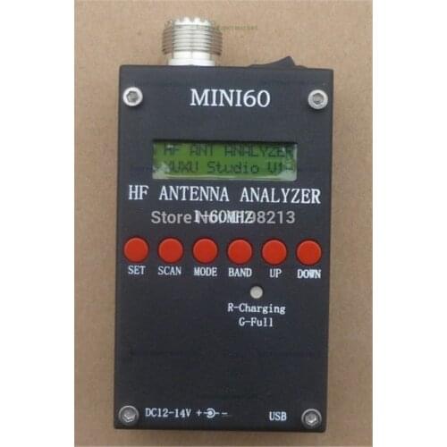 SARK100 Mini HF ANT SWR Antenna Analyzer Tester Detector For Ham Radio Hobbists Bluetooth version