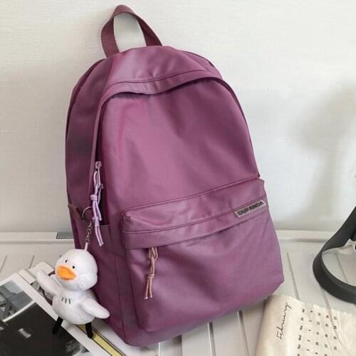 Fashionable and Simple Student Backpack Unisex High-Quality Large-Capacity Backpack Women Designer Solid Casual Backpacks Men